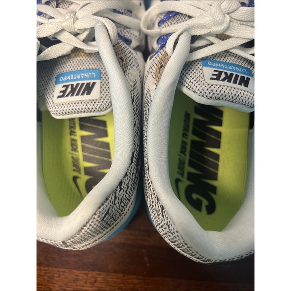 Nike Gray/Blue Athletic Sneakers | Versatile for All Seasons Women's 9 - Picture 6 of 8